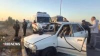 حادثه رانندگی در جاده گرمی ۱۲ مصدوم برجا گذاشت
