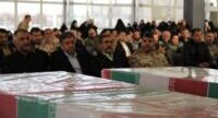 پیکرهای مطهر چهار شهید گمنام وارد اردبیل شد