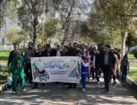 همایش پیاده‌روی ویژه کم‌بینایان در اردبیل برگزار شد