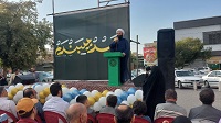 اجتماع بزرگ مردمی عید بیعت در اردبیل برگزار شد