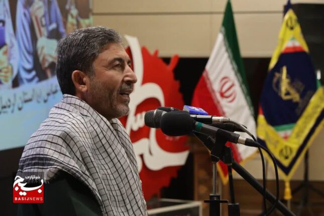 نمایش اقتدار و بزرگترین اجتماع بسیجیان استان اردبیل