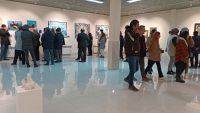 تجلی فجر در نمایشگاه “تجسم هنر” اردبیل