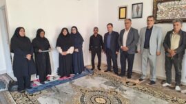 دیدار با خانواده شهید جنگ ۱۲ روزه رژیم صهیونیستی در اردبیل