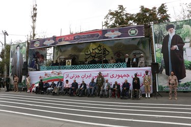 مراسم رژه نیروهای مسلح در اردبیل + عکس
